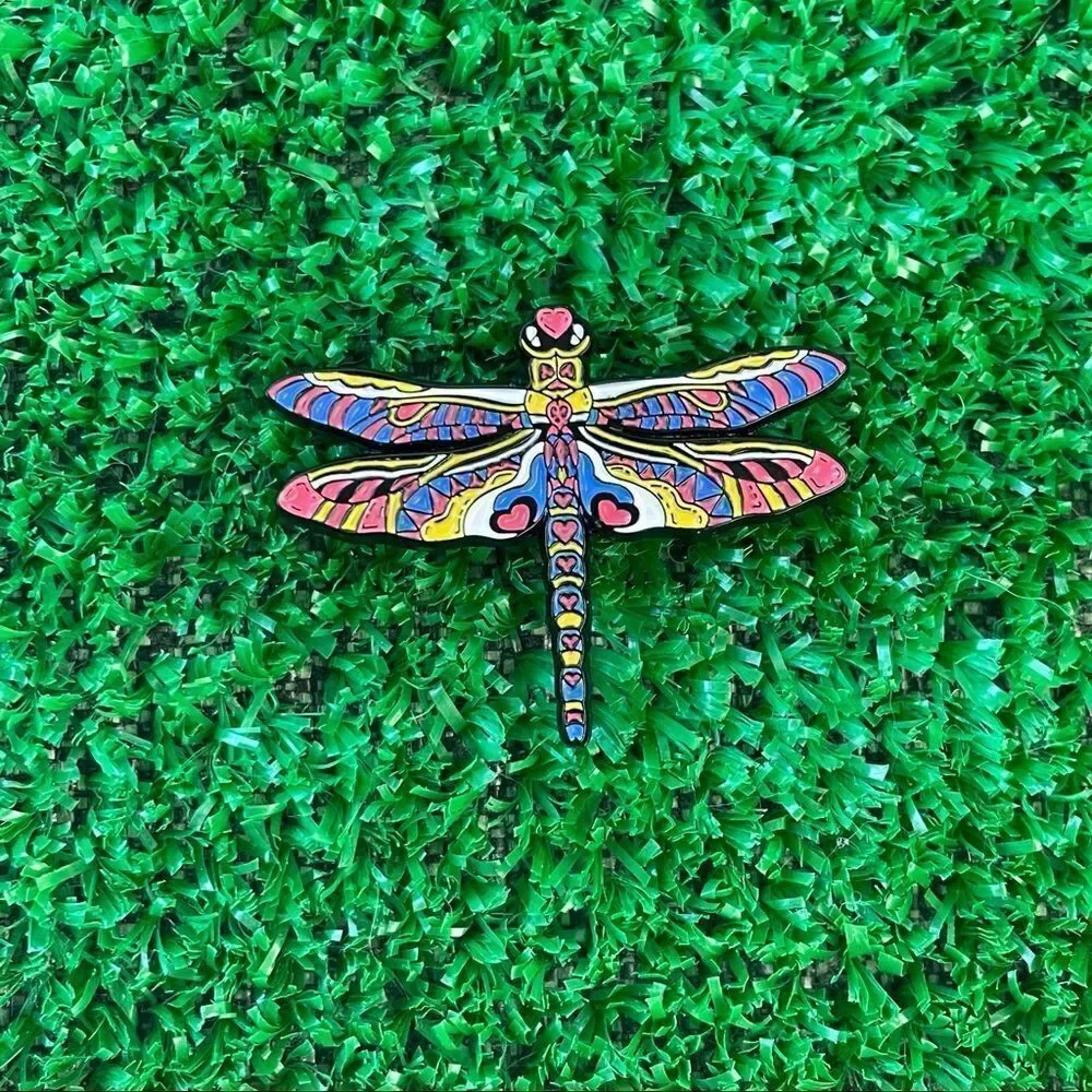 Colorful Dragonfly Enamel Pin/ Brooch Lapel